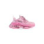 Women’s Triple S Clear Sole Sneaker in Pink